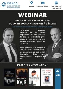 Webinar : La compétence pour réussir qu'on ne vous a pas appris à l'école